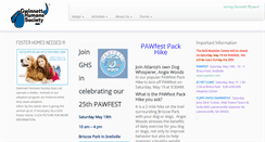 Desktop Screenshot of gwinnetthumane.com